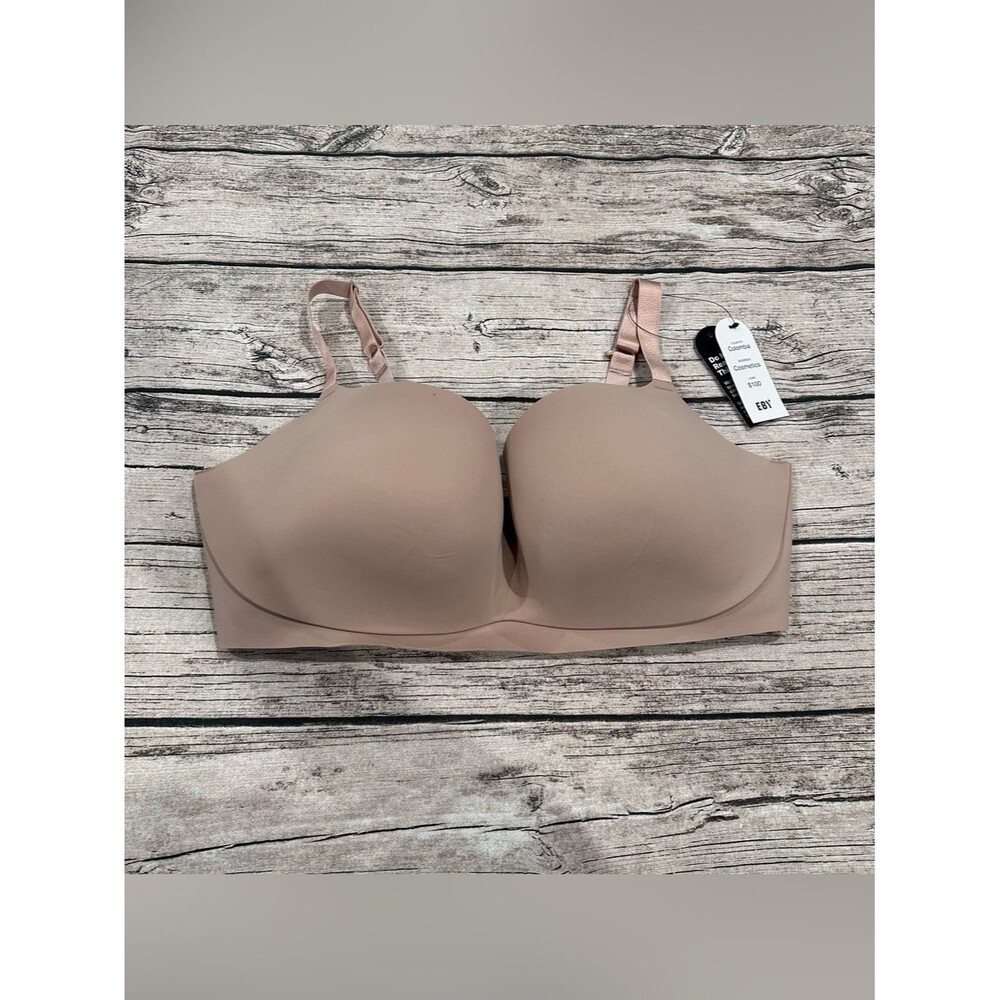 NWT Eby Wireless Pain Free T-Shirt Bra in Beige Size XLDD